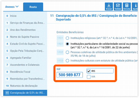 Contribua com o IRS sem gastar nada!